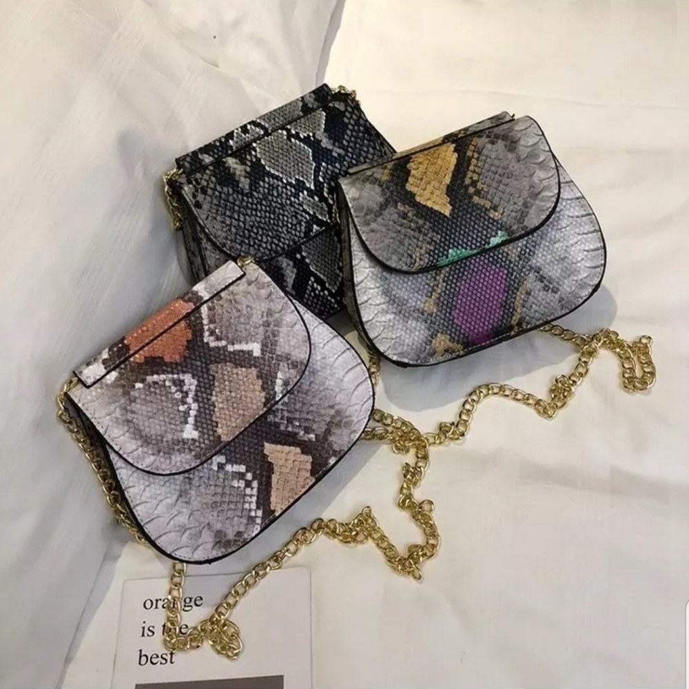 Sale!Snake Print Crossbody Shoulder Bag Women💕🆕️